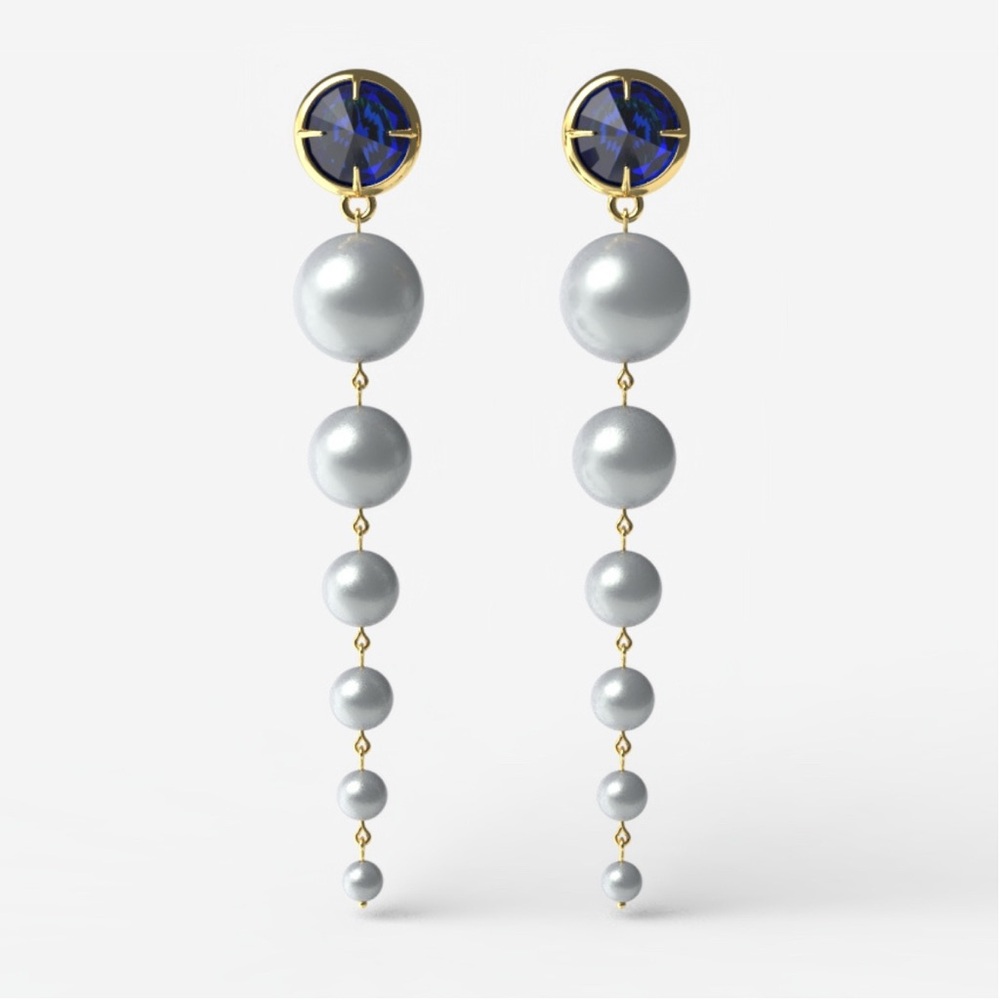 Pantheon Celine- Pearl Drop Earring